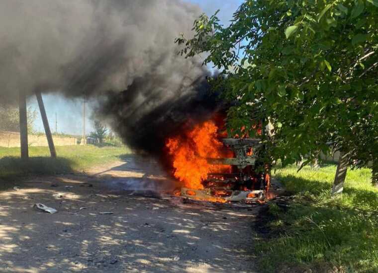 Окупанти дроном атакували на Херсонщині вантажівку