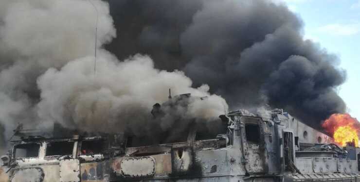 У мережі показали фото знищених установок ППО РФ С-300В