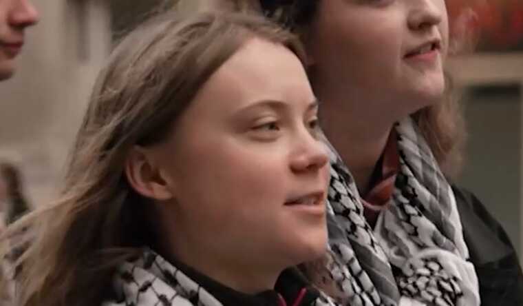 Активістка Грета Тунберг взяла участь у мітингу проти участі Ізраїлю у Євробаченні