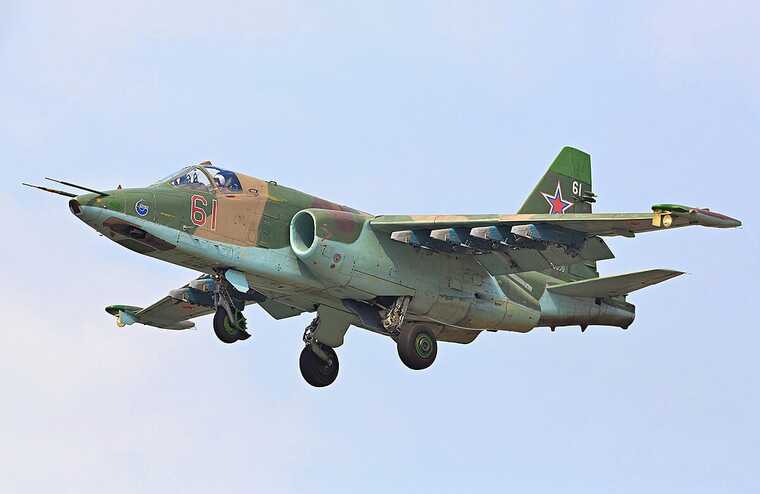 Ukrainian anti-aircraft gunners in the east shot down another enemy SU-25