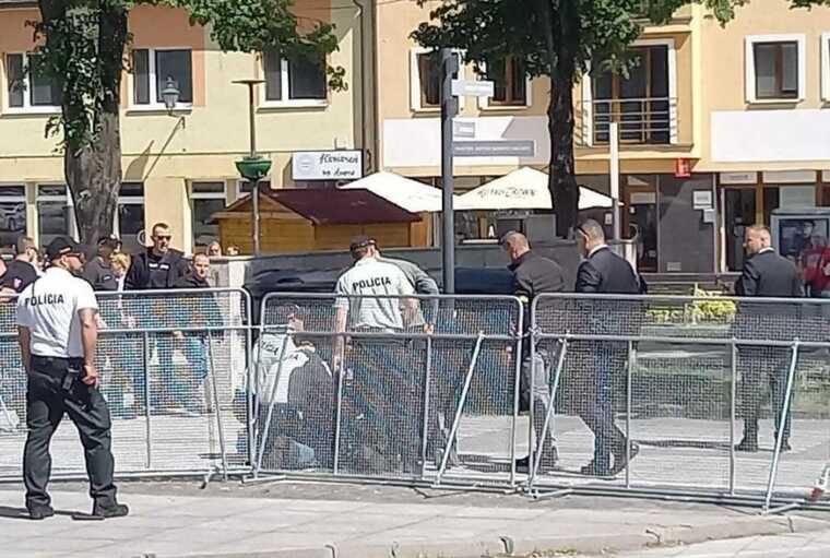 Опубліковано відео затримання стрілка у Словаччині, який скоїв замах на прем’єра Фіцо