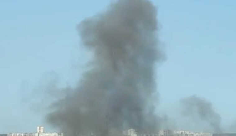 У Харкові після прильоту піднявся дим: є постраждалі