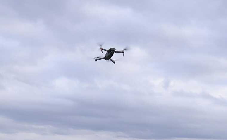 Ukrainian fighters hit a water scooter of the Russian Armed Forces sailing across the Dnipro