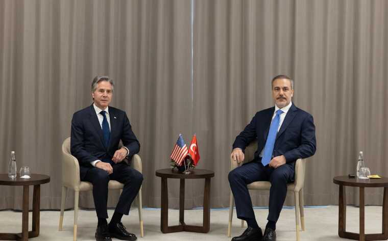 Блинкен и глава МИДа Турции Фидан обсудили Газу и мир на Кавказе