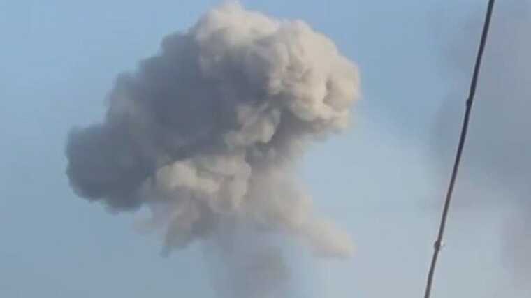 The invaders hit Odesa: smoke rises at the arrival site