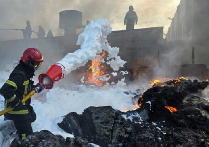 У Харкові ліквідували масштабну пожежу