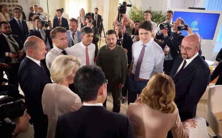 На саміті G7 Зеленський закликав захистити повітряний простір України