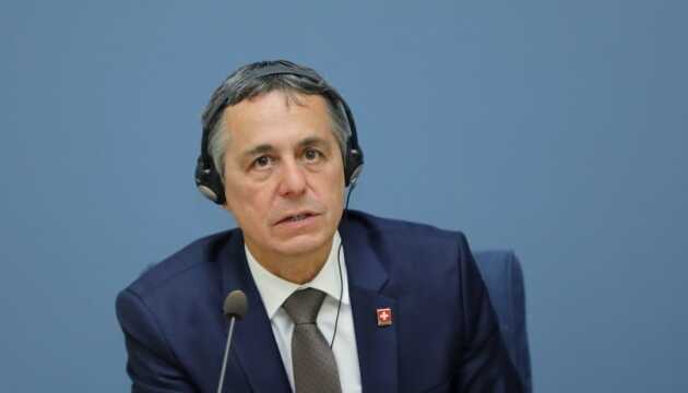 Глава МЗС Швейцарії назвав можливі терміни другого Саміту миру