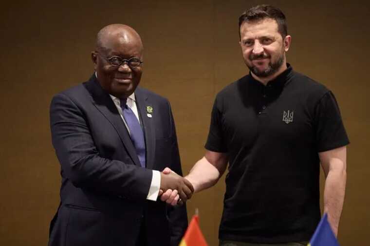 Зеленський провів зустріч із президентом Гани