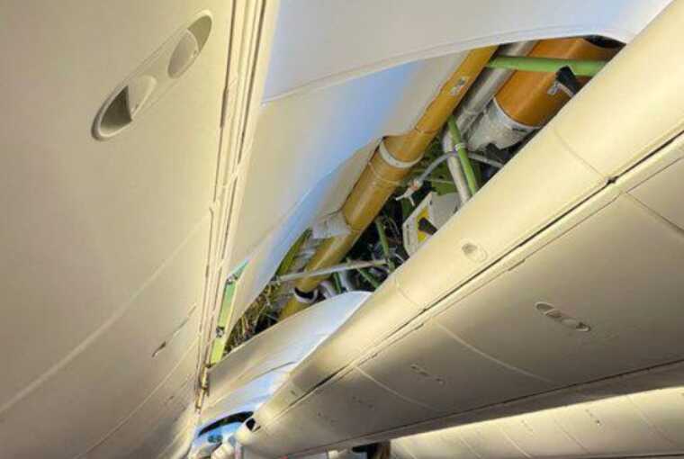 Під час сильної турбулентності пасажира Boeing 787 закинуло на багажну полицю