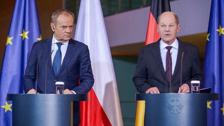 DW: Туск і Шольц обговорили план посилення східного флангу НАТО