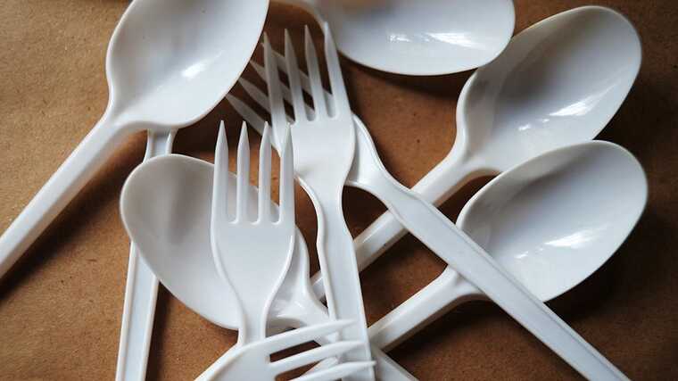 В Украине хотят запретить одноразовые вилки и пластиковую упаковку для еды