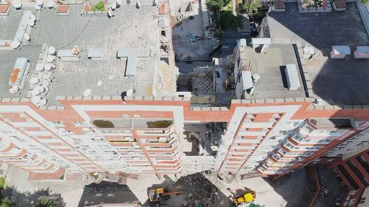 В Днепре закончили разбирать завалы девятиэтажки