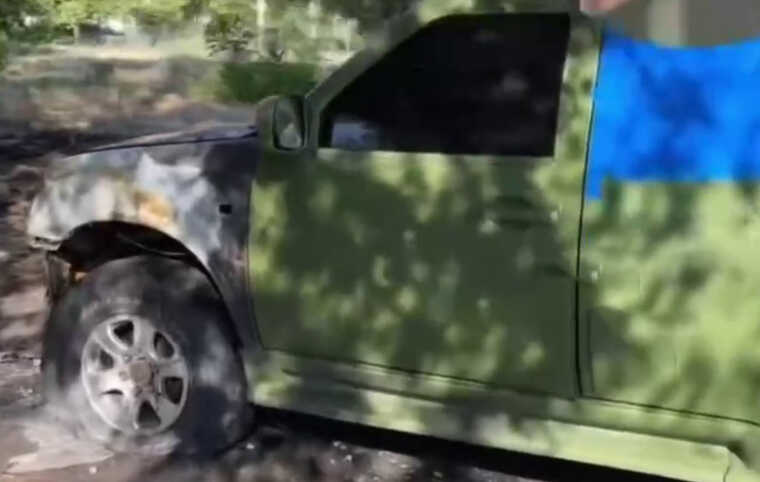 В Одесі невідомі здійснили черговий підпал автомобіля військовослужбовця