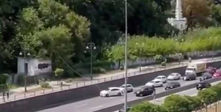 У Києві обірвався трос атракціону-спуску через Дніпро