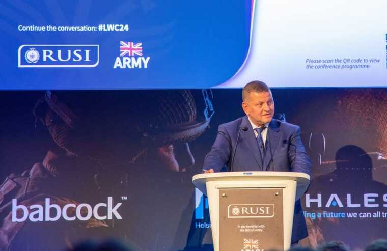 Ексголовком ЗСУ Залужний вперше виступив публічно після призначення послом у Британії