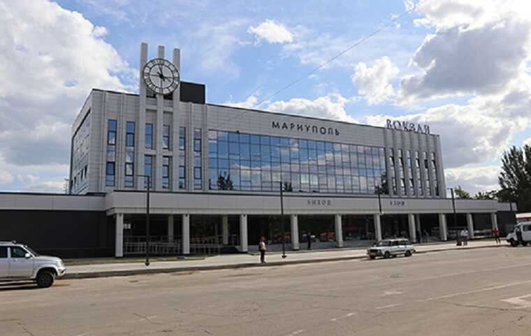 Загарбники відкрили залізницю в  окупованому Маріуполі