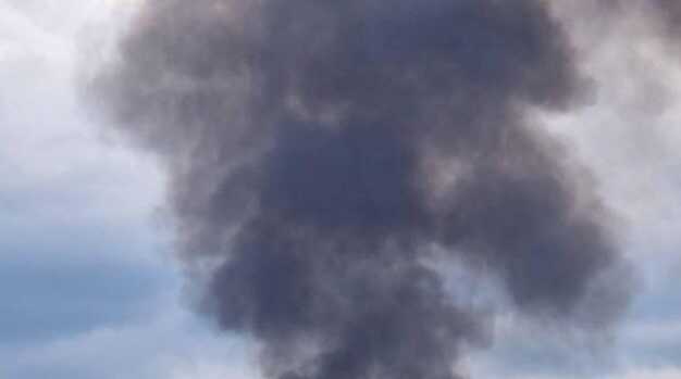 У Харкові сталася масштабна пожежа на заводі «Турбоатом»