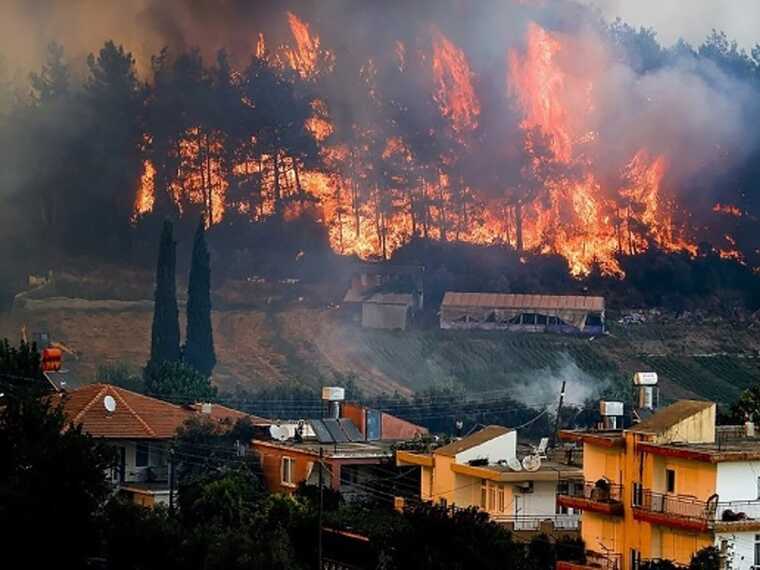 В Турции бушуют лесные пожары