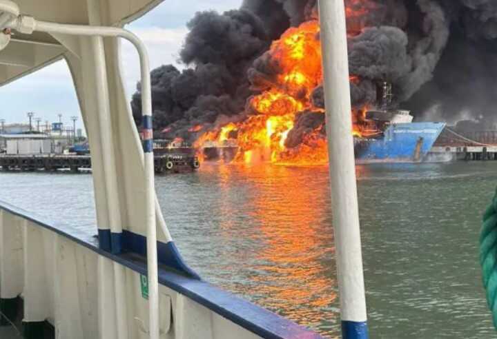 Что известно об уничтоженном пароме "Конро Трейдер" в порту "Кавказ"