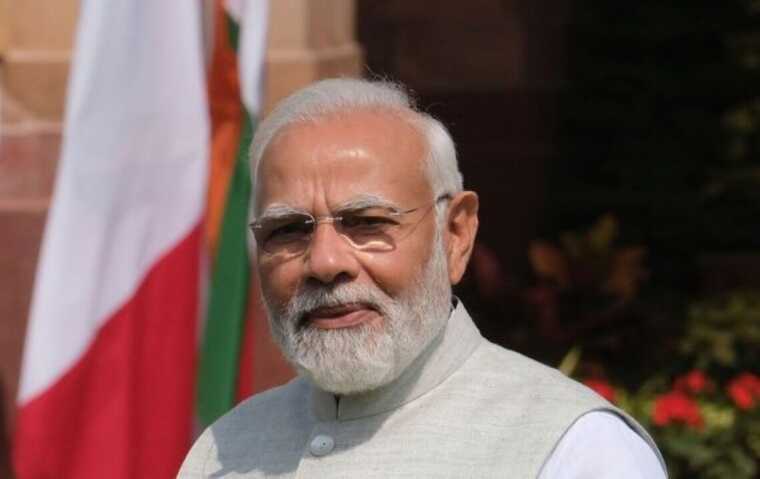 Нарендра Моди прибыл в Украину