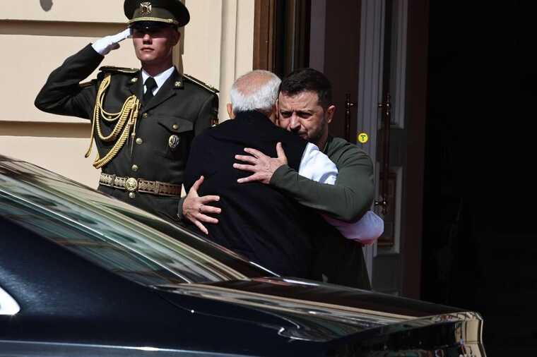 Зеленский встретился с премьер-министром Индии Моди в Киеве