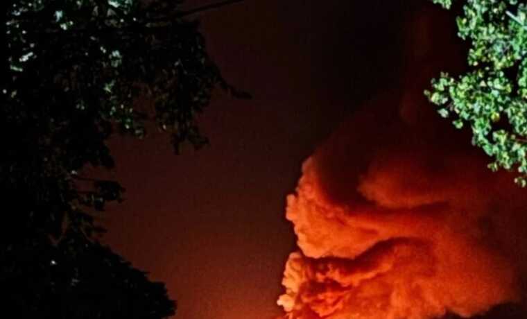 БПЛА атакували Воронезьку область: почалася пожежа та детонація