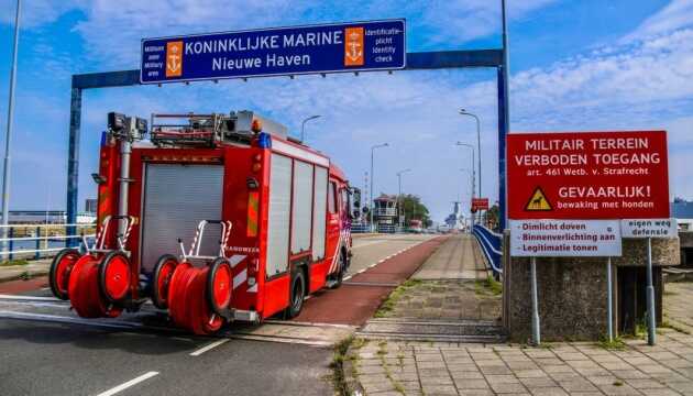 У Нідерландах на військовому судні виникла пожежа