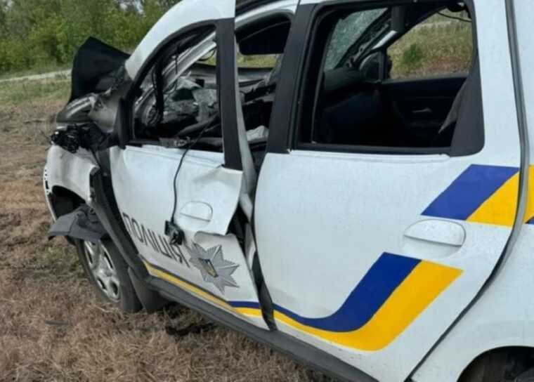 Окупанти FPV-дроном атакували в Куп’янську поліцейське авто