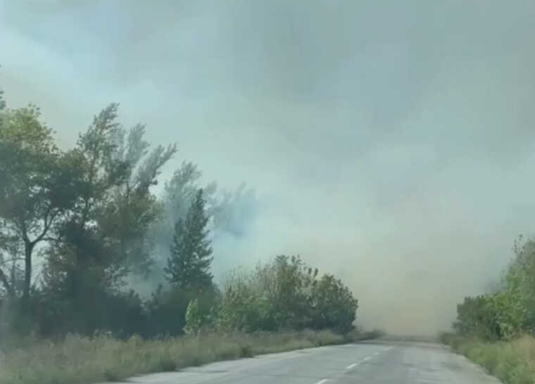 К востоку от Харькова продолжаются мощные пожары
