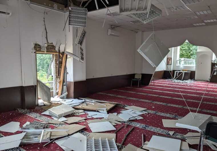 Missile attack on Kyiv: building of Islamic cultural center damaged