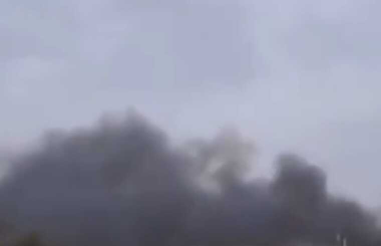 В сети публикуют видео большого пожара в прифронтовом Покровске