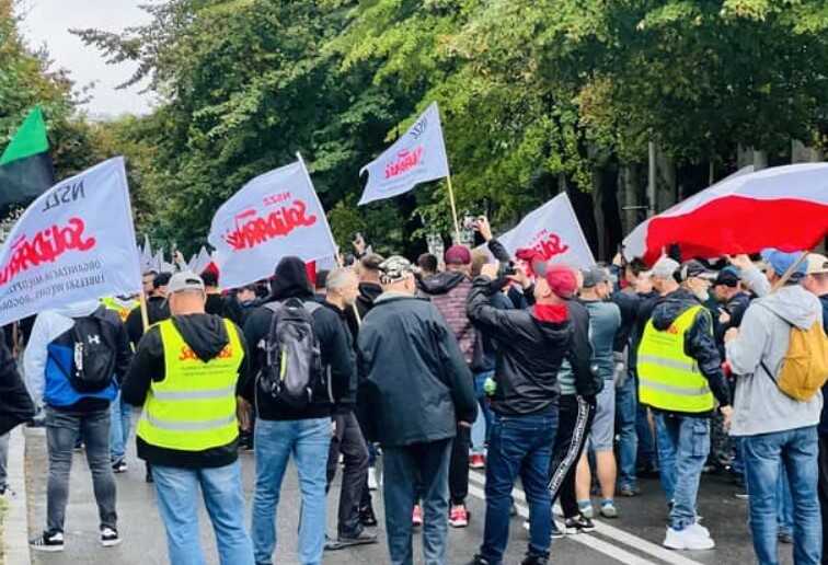 У столиці Польщі протестують близько 1500 шахтарів