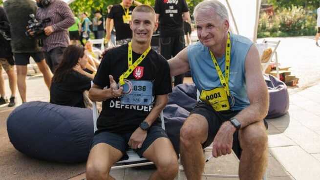 У столиці відбувся забіг із Тімоті Снайдером за звільнення українців із російського полону