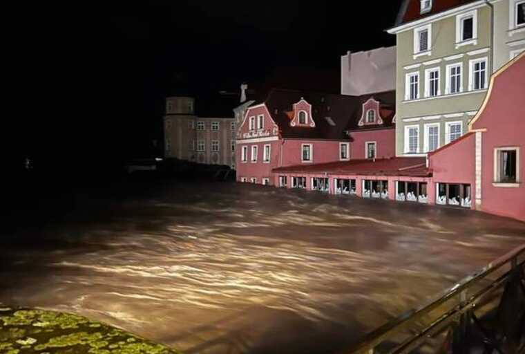 В Польше из-за сильного наводнения зафиксирован первый случай гибели