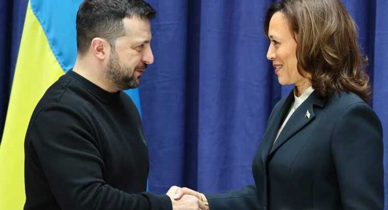 Гарріс висловилася щодо майбутньої зустрічі з Зеленським