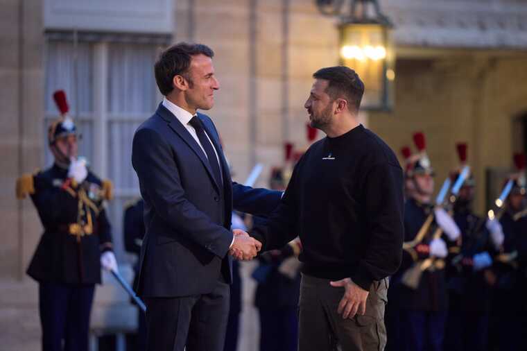 Zelenskyy in New York met with the President of France Macron