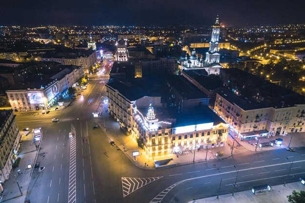 В Харькове восстановили уличное освещение
