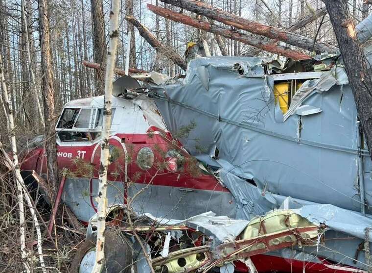 В российской Якутии самолет Ан-3 упал во время взлета