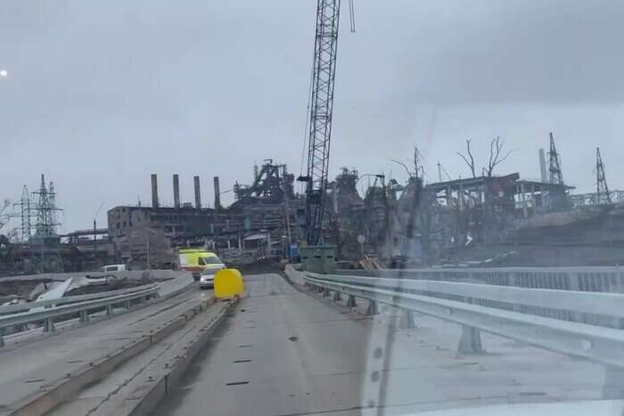 Occupied "Azovstal": a video of a blast furnace in the abandoned plant appeared online
