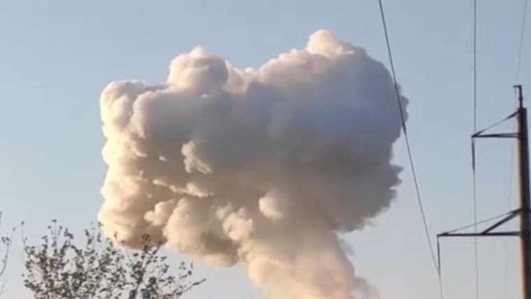 У мережі публікують відео вибуху в Костянтинівці Донецької області