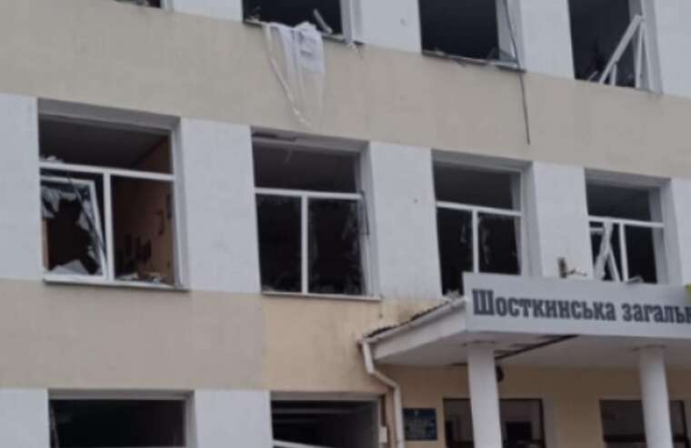 В Шостке Сумской области количество раненых в результате обстрела увеличилось до восьми