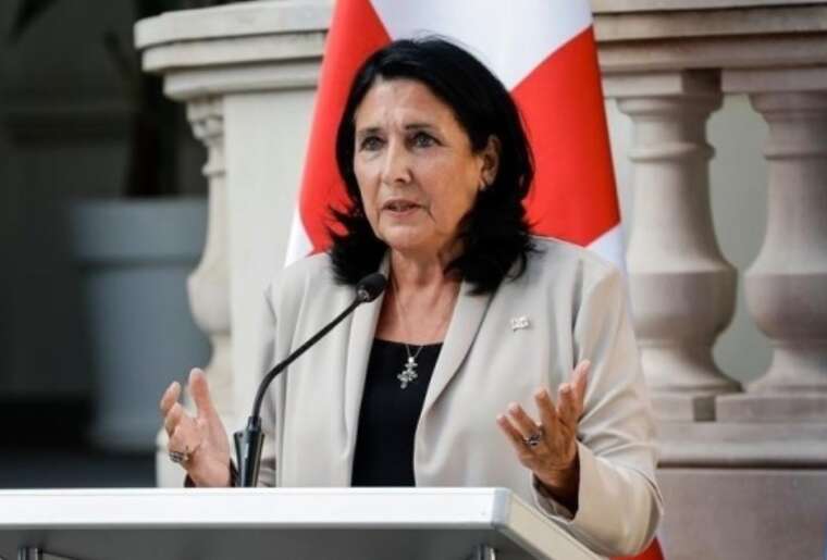 Президентка Грузії на мітингу у Тбілісі звернулася до Зеленського