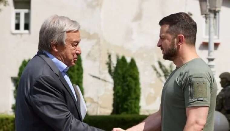 Після поїздки до РФ Зеленський відмовив Гутеррішу у візиті в Україну