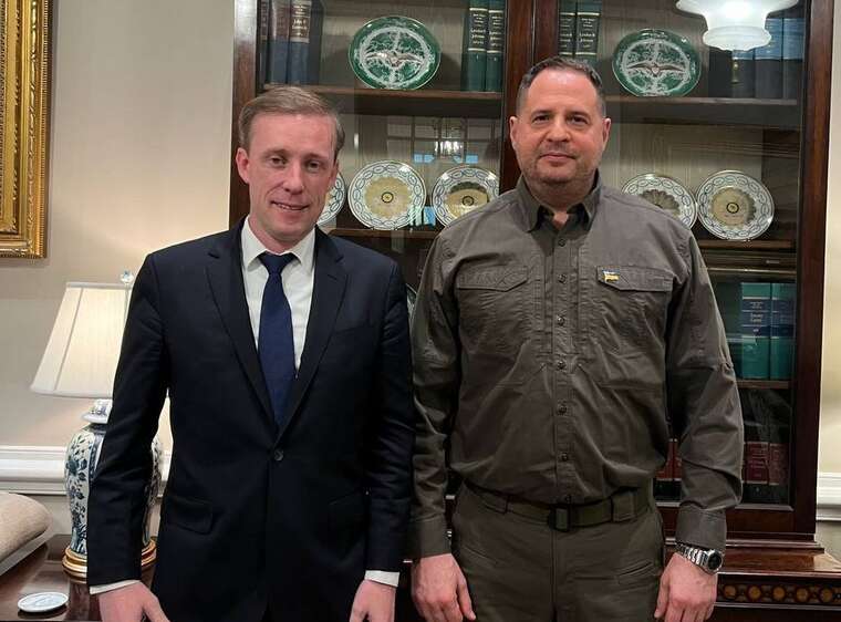 Yermak arrived in the USA and met with Sullivan