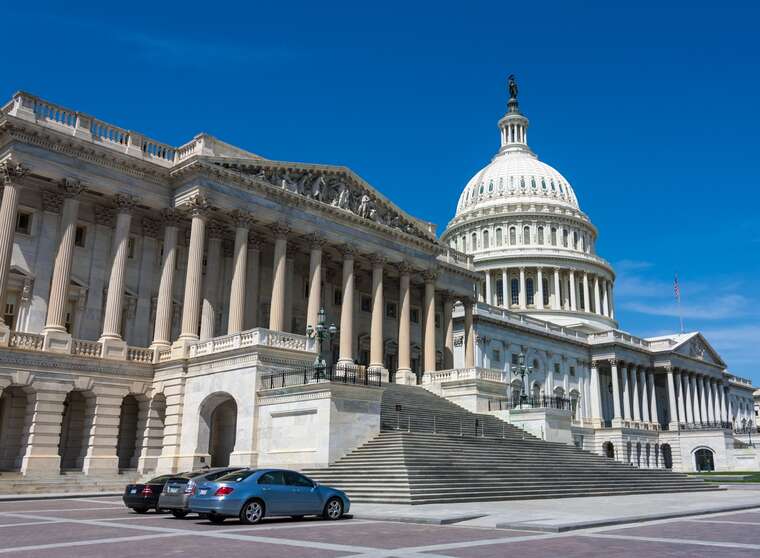 В Капитолий США неизвестный пытался пронести факел и сигнальный пистолет