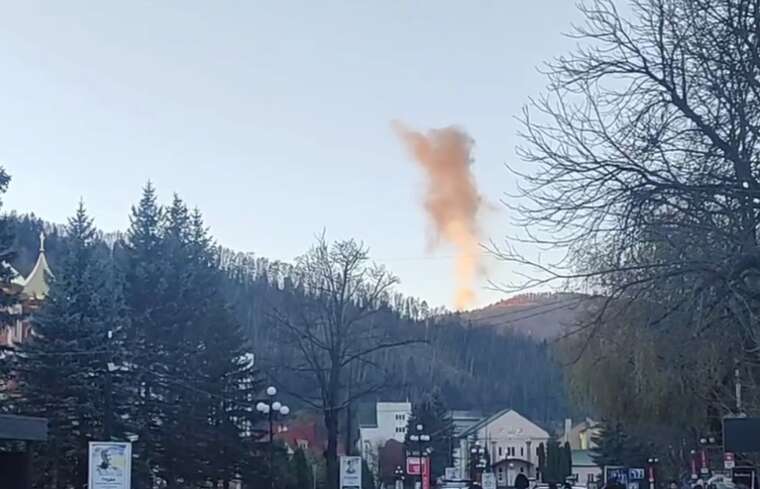 В Івано-Франківській області в районі Яремче зафіксовано приліт