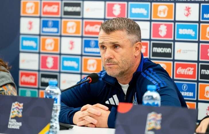 Ребров перед матчем Ліги націй відмовився спілкуватися російською мовою