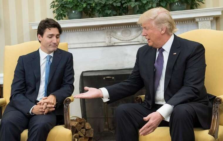 Трюдо провел встречу с Трампом на фоне угроз по поводу повышения пошлин