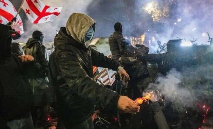 Подавление протестов в Грузии: продолжается разгон участников акций протеста